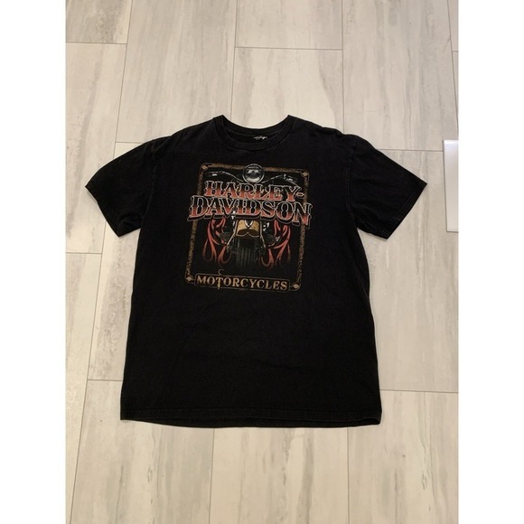 Harley-Davidson Other - Harley Davidson Motorcycle T shirt Size L San Antonio TX Size Tag Removed (B422)